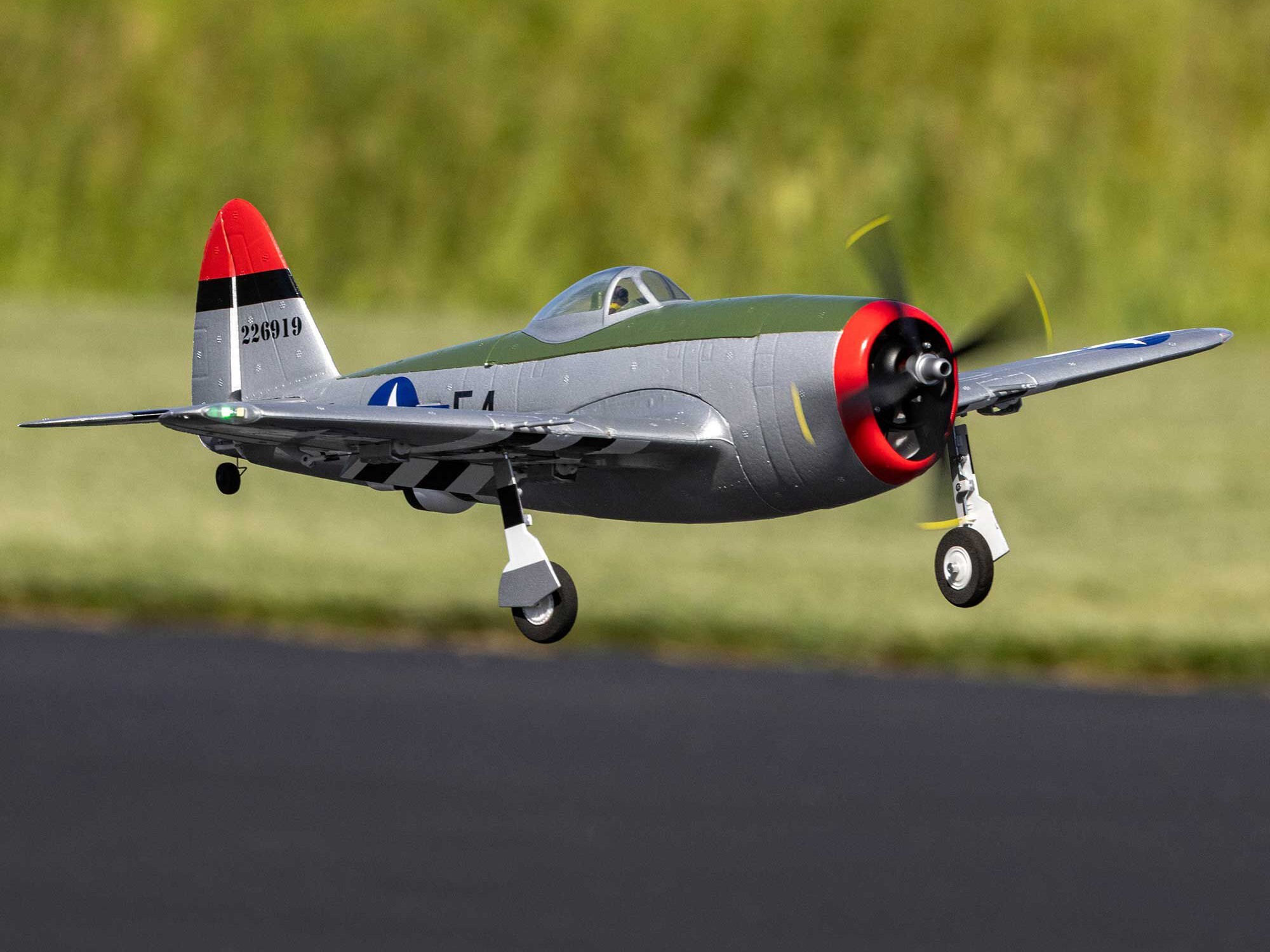 E-Flite EFL07050 Micro P-47 Thunderbolt 625mm BNF Basic with AS3X+ and SAFE Select - 7