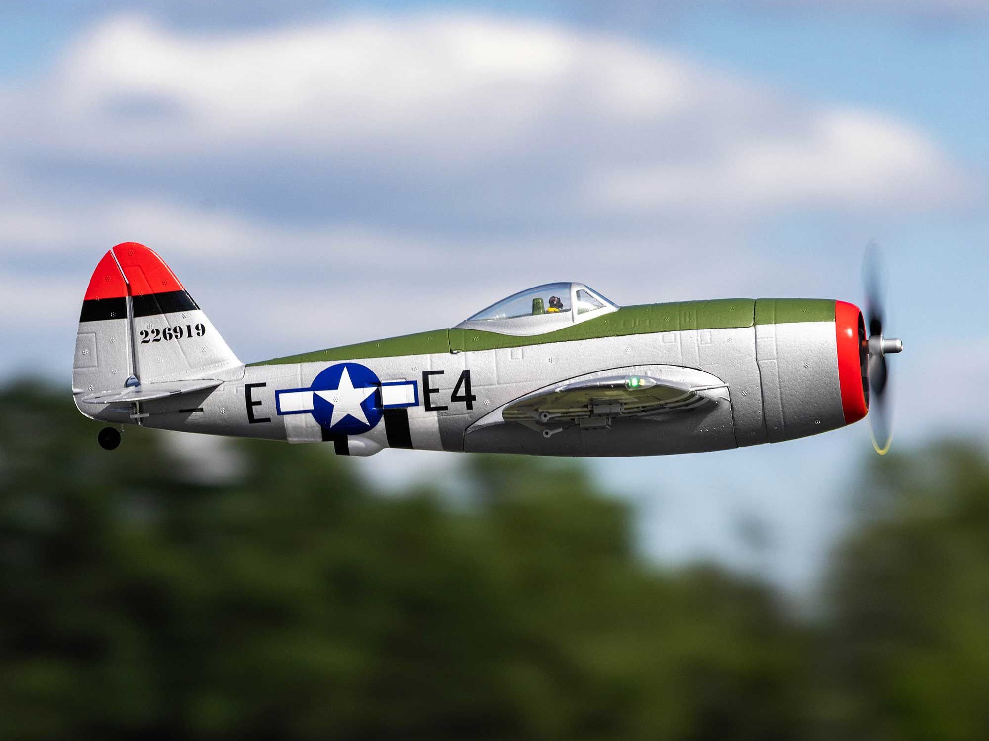 E-Flite EFL07050 Micro P-47 Thunderbolt 625mm BNF Basic with AS3X+ and SAFE Select - 5
