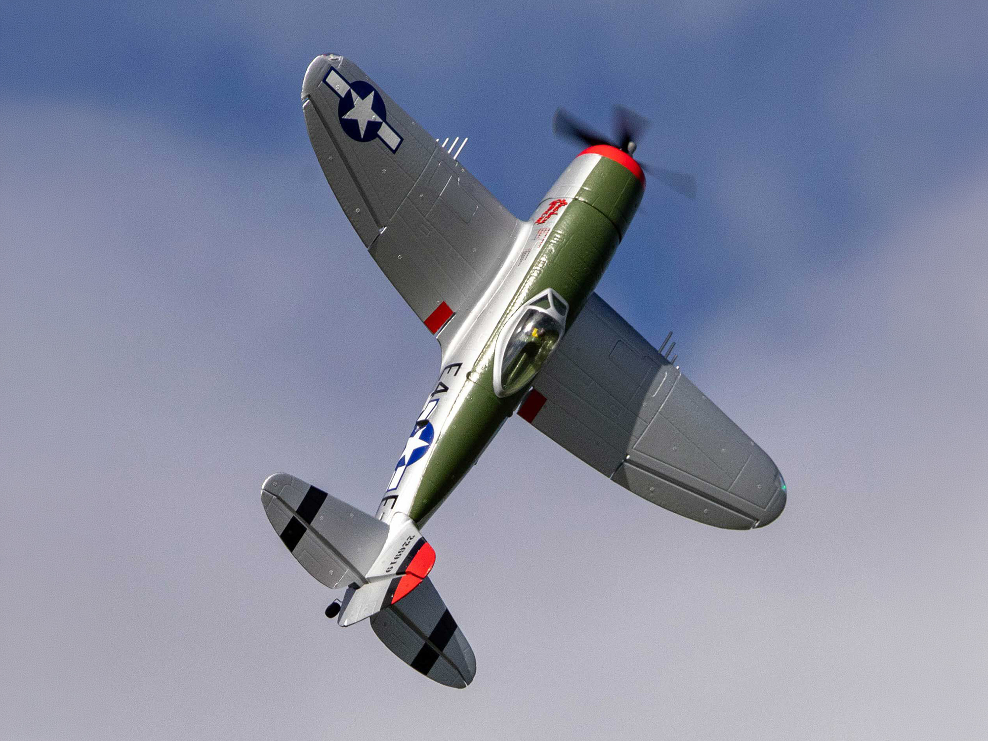E-Flite EFL07050 Micro P-47 Thunderbolt 625mm BNF Basic with AS3X+ and SAFE Select - 6