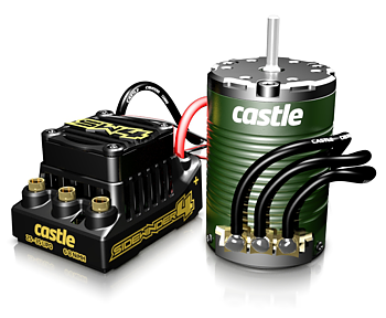 Castle Creations SIDEWINDER 4 12.6V ESC WP Combo 1410-3800KV Sensor Motor