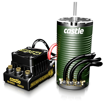 Castle Creations SIDEWINDER 4 12.6V ESC WP Combo 1415-2400KV Sensor Motor