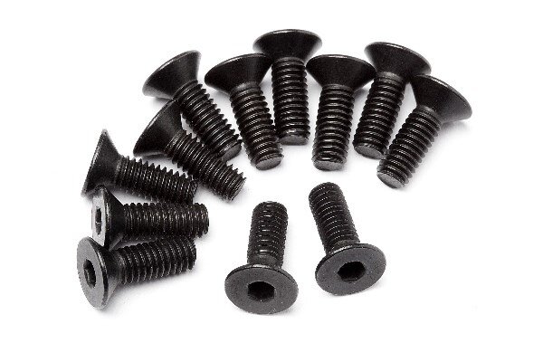 Maverick RC MV24071 Flat Head Screw M4x12mm 12 Pcs - 2