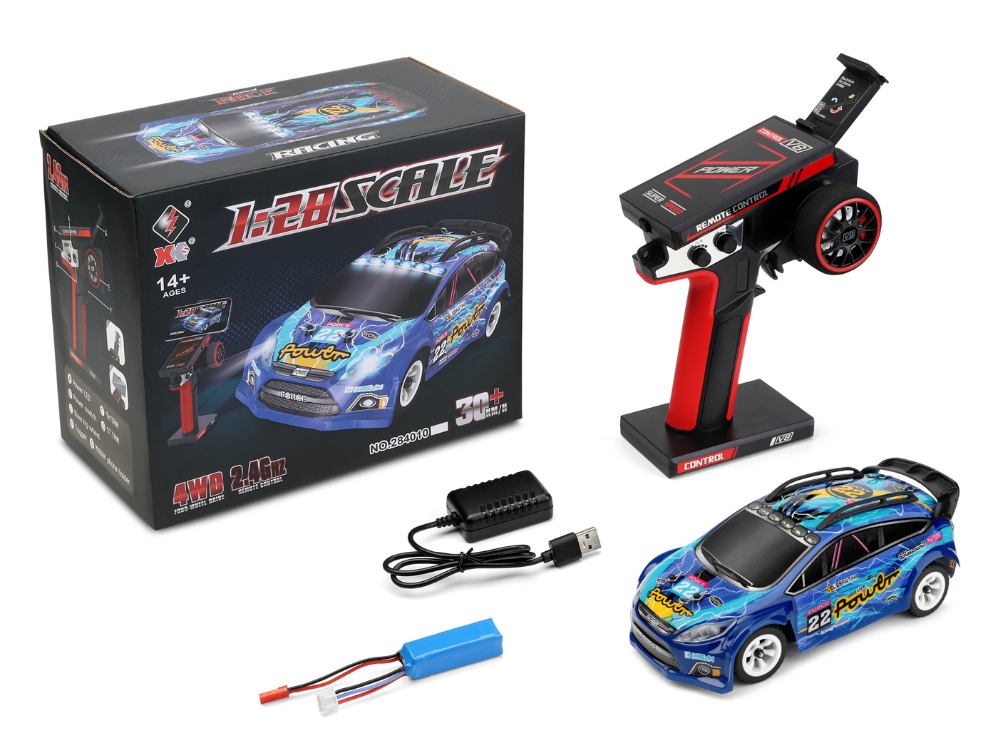 WLToys 284010 4WD Rally 1/28 RTR - 2