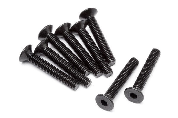 Maverick RC MV24074 Flat Head Screw M4x25mm 8 Pcs - 2