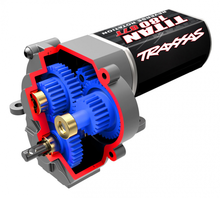 Traxxas 9791X Transmission Speed-Utväxling Komplett med Motor TRX-4M