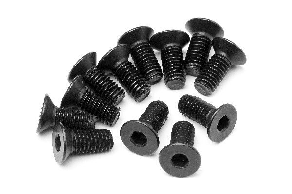 Maverick RC MV24075 Flat Head Screw M5x12mm 12 Pcs - 2