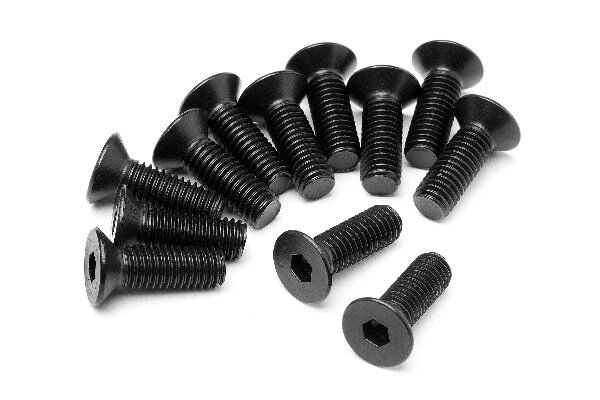Maverick RC MV24076 FLAT HEAD SCREW M5X15MM 12 PCS