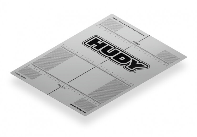 Hudy Dekal 282x386mm Set-Up Platta  1/10 Touring