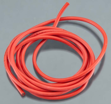 WIRE, 60", 13 AWG, RED