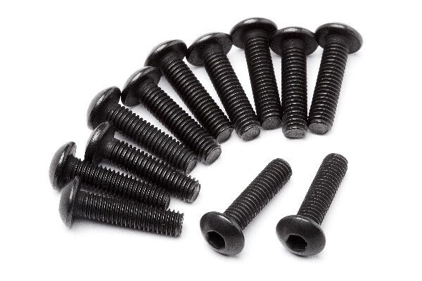 Maverick RC MV24086 Cap Head Screw M3x12mm 12 Pcs - 2