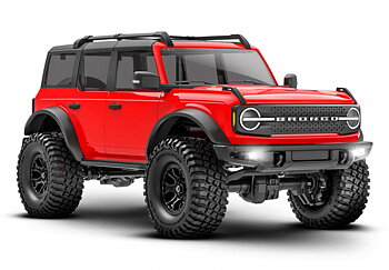 Traxxas TRX-4M 1/18 Ford Bronco Crawler Röd RTR - 2S LiPo/USB Laddare