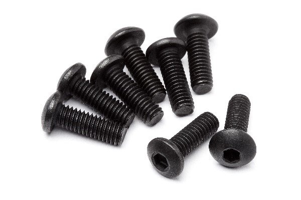 Maverick RC MV24087 Cap Head Screw M4x12 8 Pcs