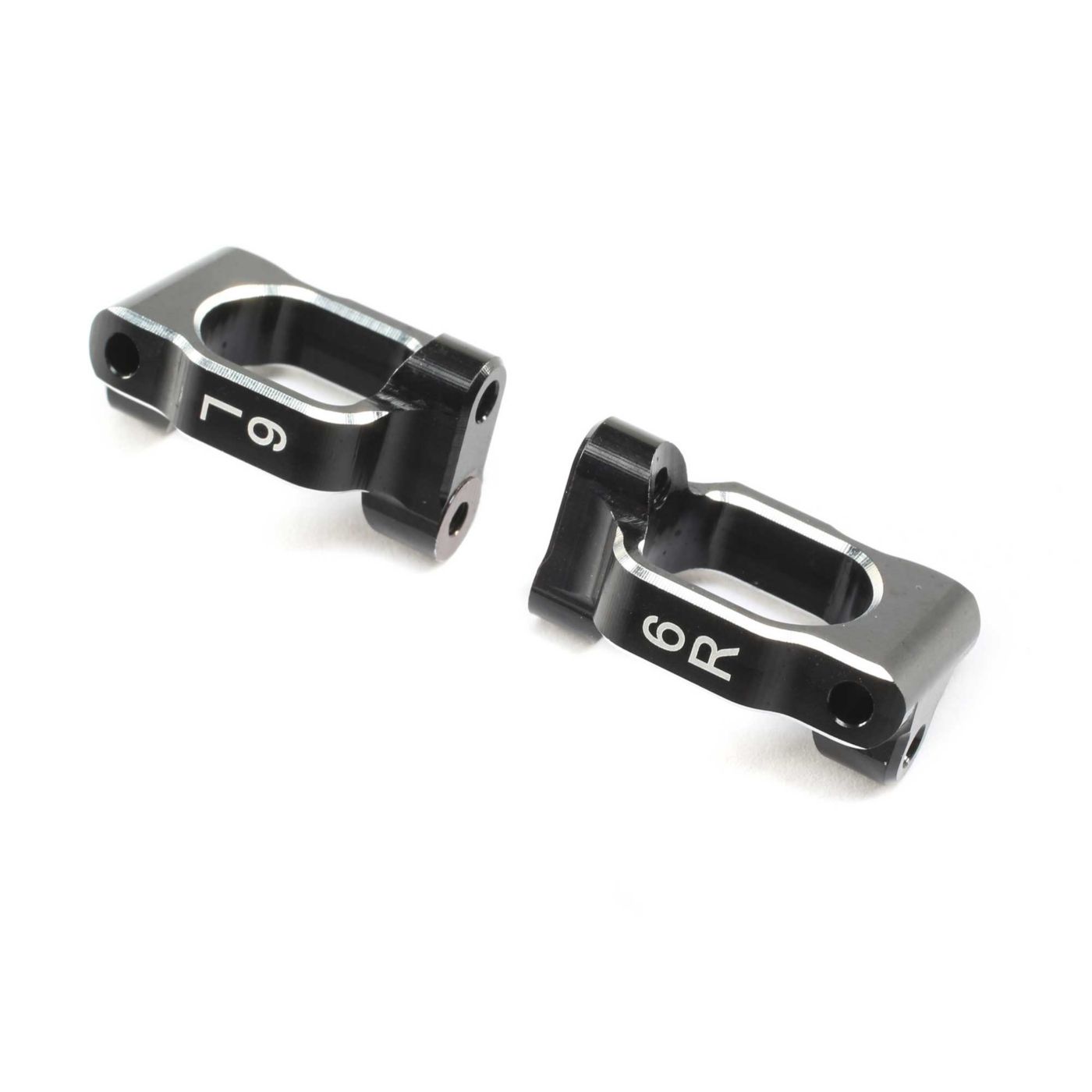 TLR TLR234118 Caster Block Set, 6 deg, Aluminum: 22X-4