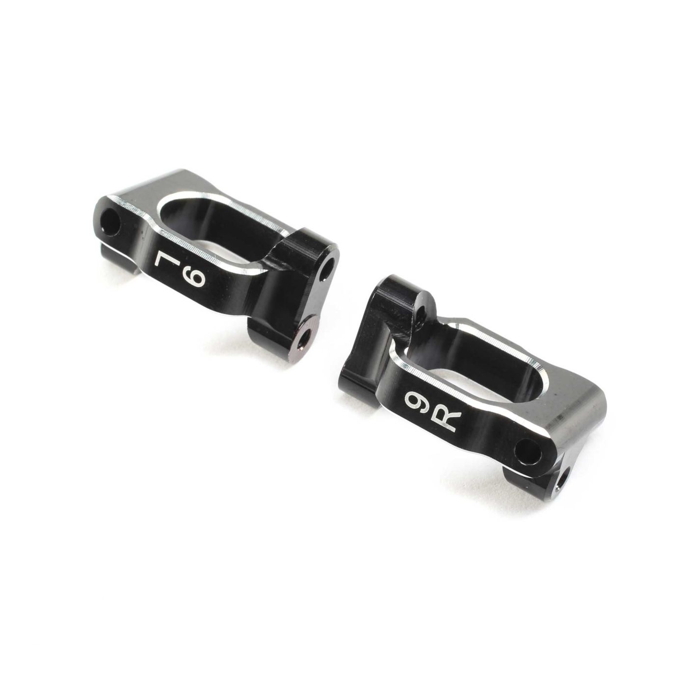 TLR TLR234119 Caster Block Set, 9 deg, Aluminum: 22X-4
