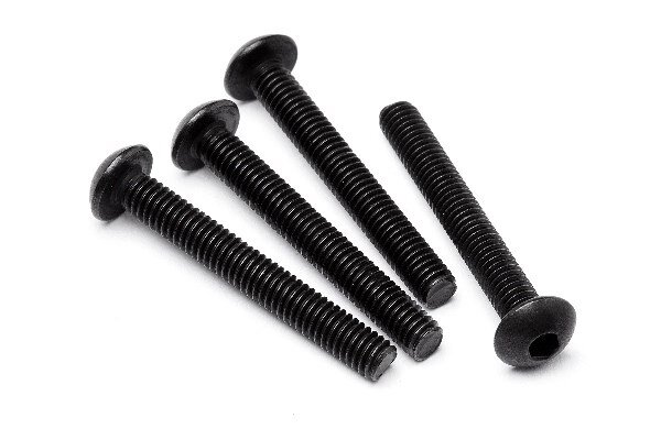 Maverick RC MV24090 Cap Head Screw M4x30mm 4 Pcs