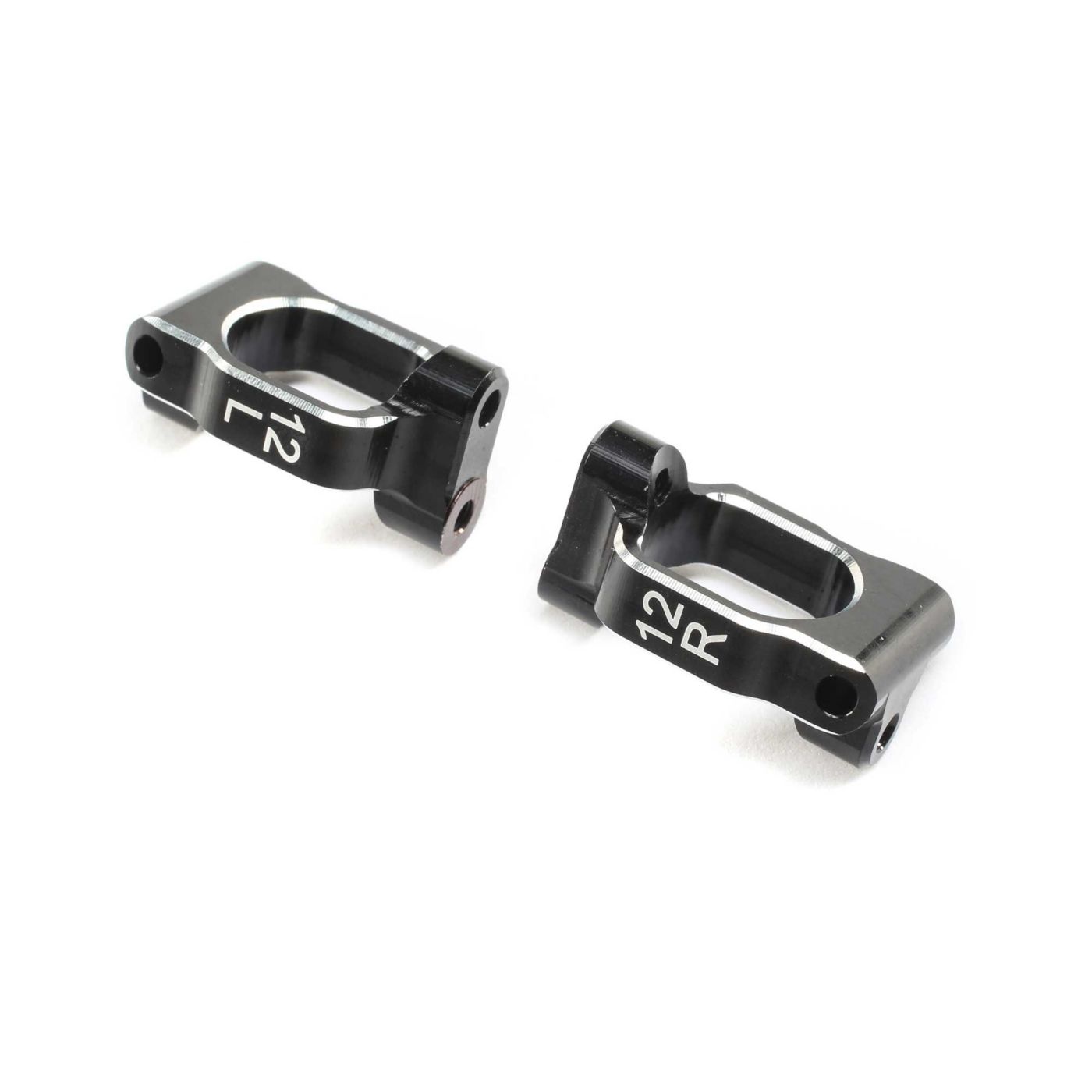 TLR TLR234120 Caster Block Set, 12 deg, Aluminum: 22X-4