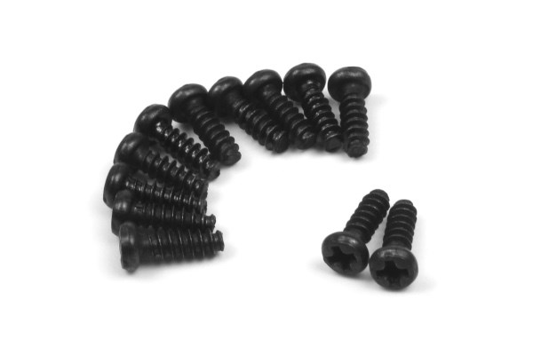 Blackzon 540153 Pan Head Self Tapping Screws 6x8mm (12pcs)