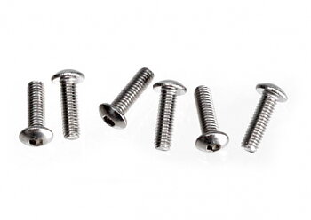 Traxxas 2577X Skruv M3x10mm Kullrig Insex Rostfri (6)