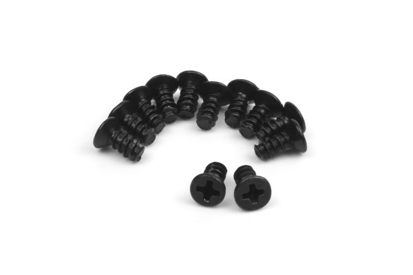 Blackzon 540155 Countersunk Self Tapping Screws 6x6mm (12pcs)