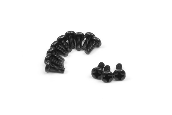 Blackzon 540157 Pan Head Screws 2.5x6mm (12pcs)