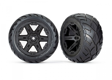 Traxxas 6768 Däck & Fälg Anaconda/RXT Svart 2,8" 2WD Bak (TSM-Rated) (2)