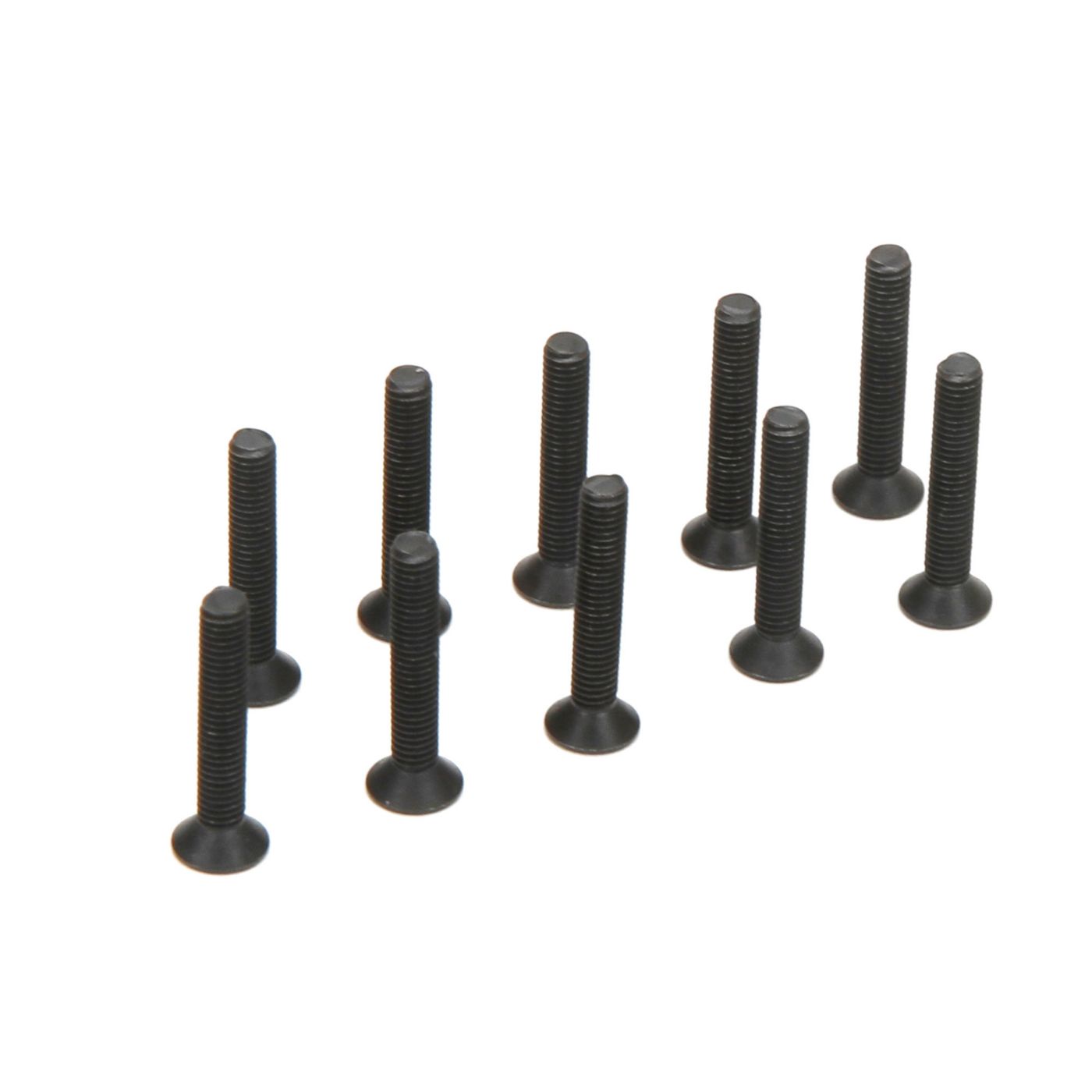 TLR TLR235005 Flat Head Screws, M3 x 18mm (10)