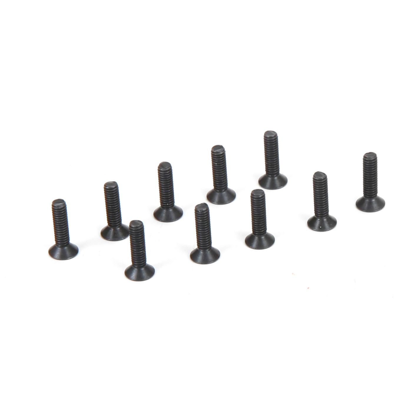 TLR TLR235007 Flat Head Screws, M2.5 x 10mm (10)