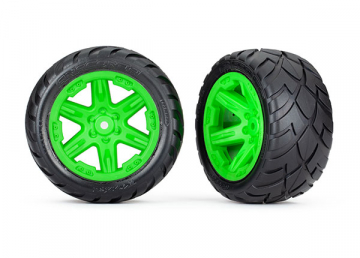 Tires & Wheels Anaconda/RXT Green 2,8" 2WD Rear (TSM-Rated) (2)