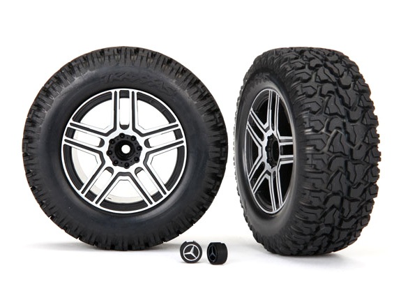 Tires & Wheels 26 Crawler Mercedes G500 (Requires Stub Axle #8255A)