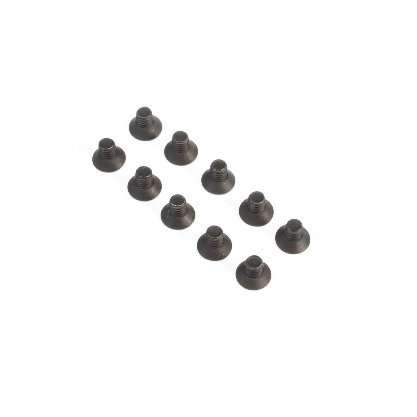 TLR TLR235011 Flat Head Screws, M2.5 x 4mm (10)