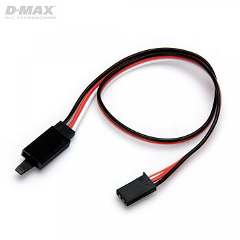 Dynomax B9522 D-Max B9522 Förlängningskabel Servo Futaba med Läs 22AWG 300mm