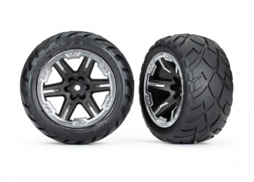 Tires & Wheels Anaconda/RXT Black & Chrome 2,8" 4WD, 2WD Front (TSM-Rated)(2)