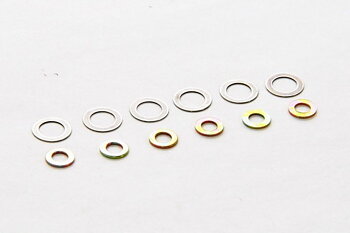 Washer M 3 X 6: 6 Pcs,  M 5 X