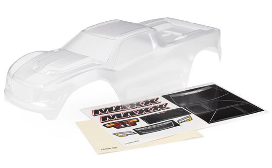 Traxxas 8918 Kaross Maxx (Lång Hjulbas) Omålad
