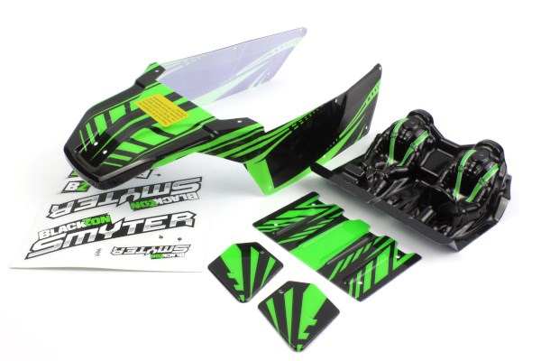 Blackzon 540179 Smyter DB Body (Black/Green)