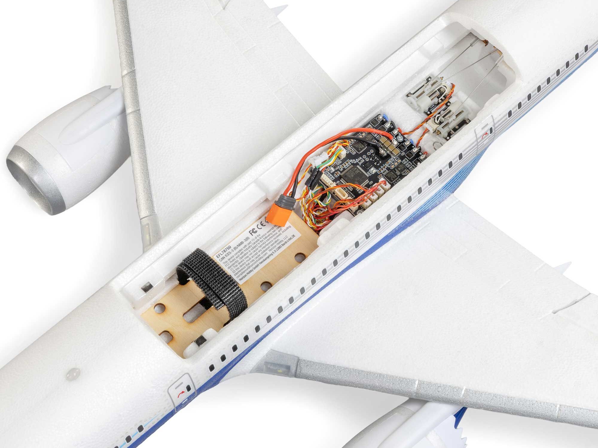 E-flite Micro Boeing 787 Dreamliner Twin 30mm EDF BNF Basic with AS3X and SAFE Select - 10