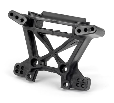 Traxxas 9038 Stötdämpartorn Fram HD Svart (för Uppgradering #9080)