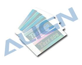 Flybar paddle sticker H50058 (T-rex 500)