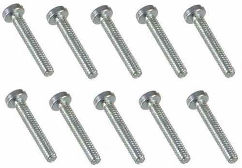 2 x 12mm Slotted Machine Screw