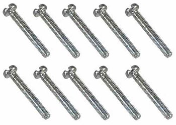 2 x 14mm Slotted Machine Screw