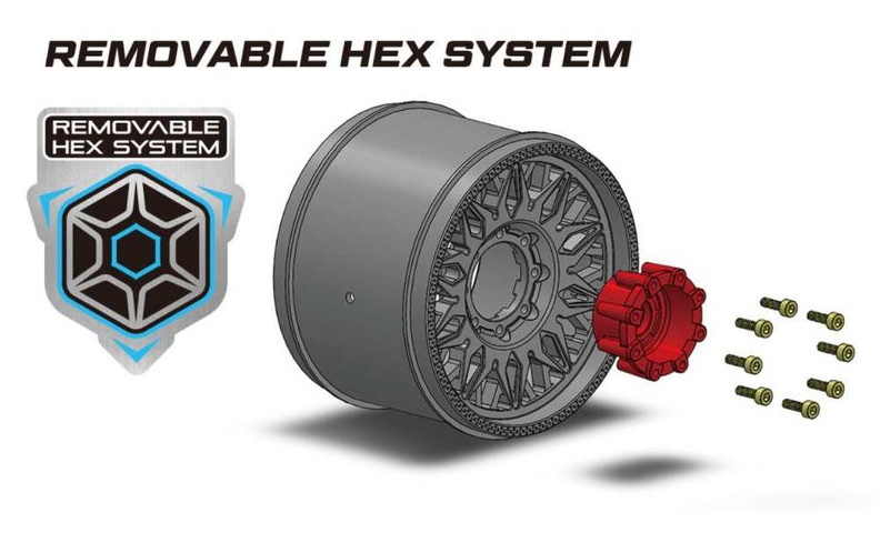 LOUISE RC WORLD LT3211SX Tires & Rims ST-UPHILL 1/10 Soft (Loose 12, 14, and 17 mm Hex) (2) - 4
