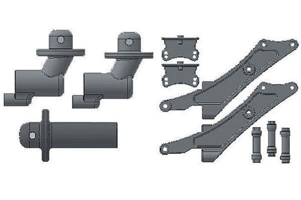 CARSON 500405240 X5EB/GB body + spoiler mount