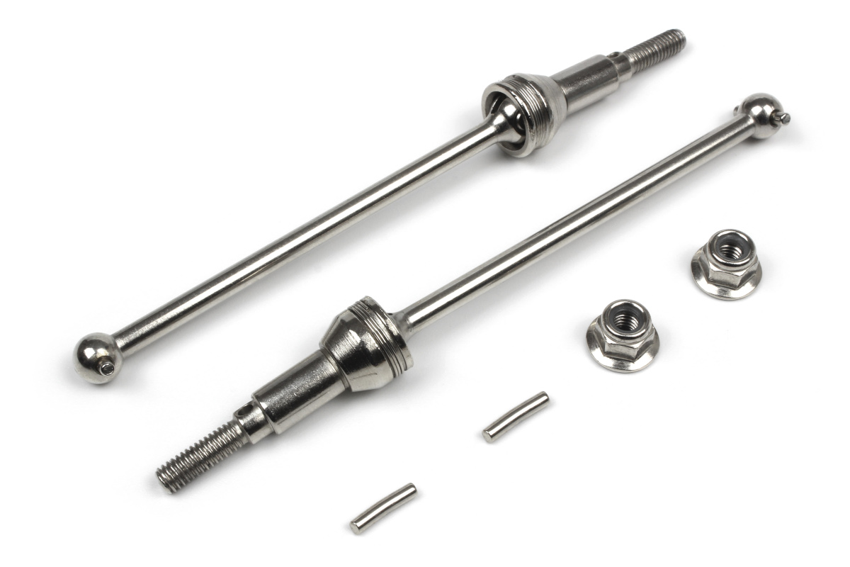 Blackzon 540239 Front Universal Drive Shafts (Steel/2pcs)
