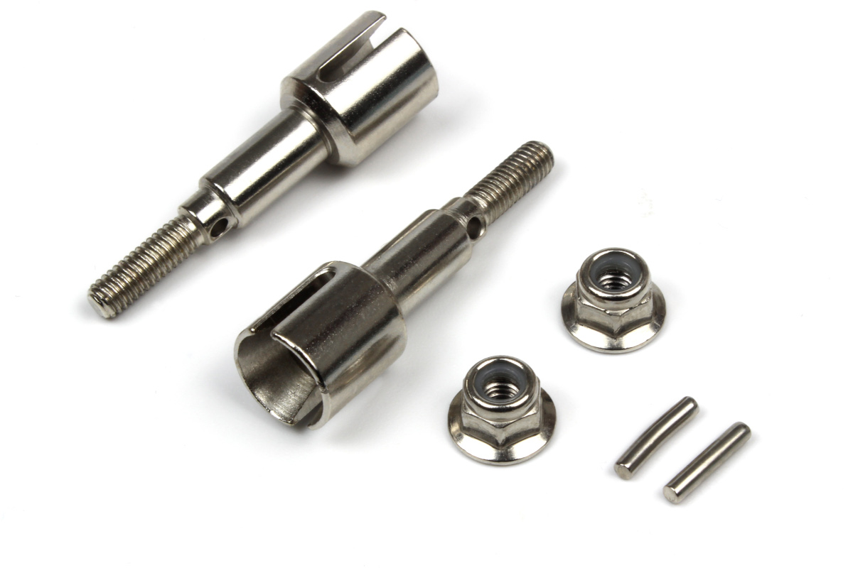 Blackzon 540241 Rear Wheel Axles (Steel/2pcs)