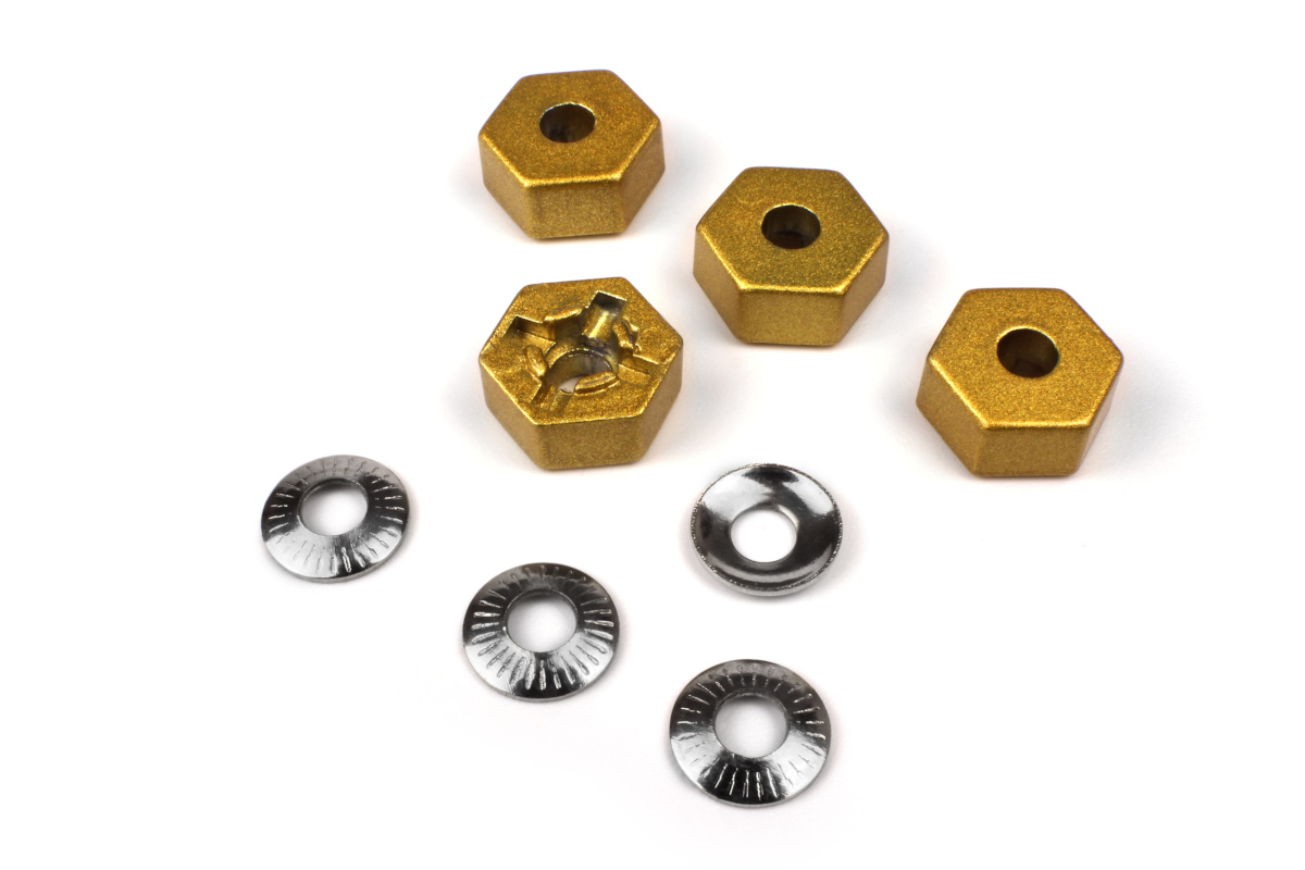 Blackzon 540243 Metal 12mm Hex Hub Set
