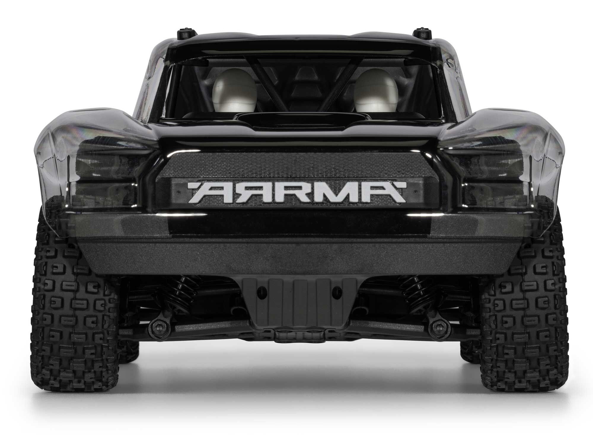 Arrma 1/16 MOJAVE GROM 4X4 RTA KIT Brushed Desert Truck (Battery &amp; Charger Included), Clear/Black - 16