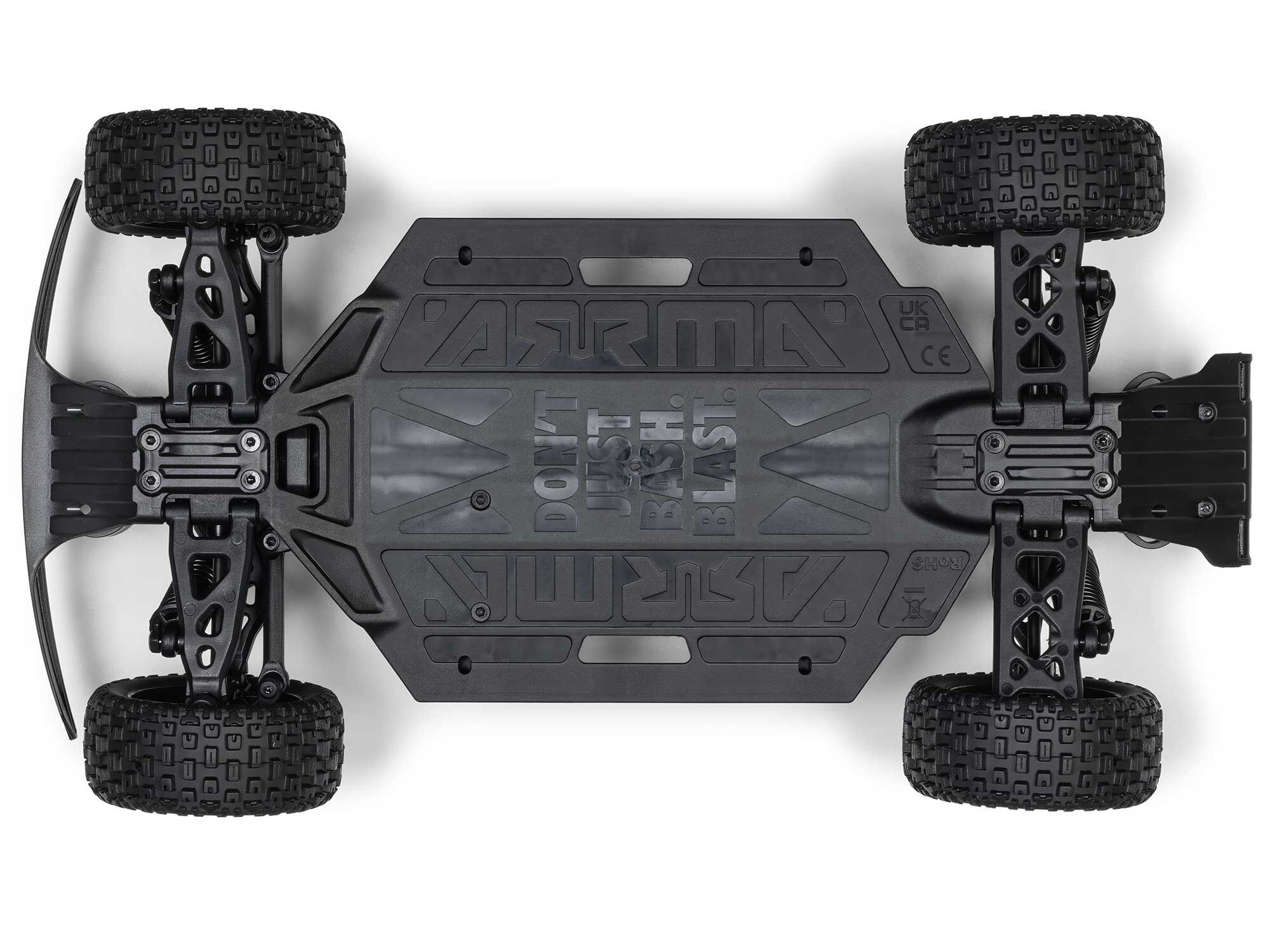 Arrma 1/16 MOJAVE GROM 4X4 RTA KIT Brushed Desert Truck (Battery &amp; Charger Included), Clear/Black - 26