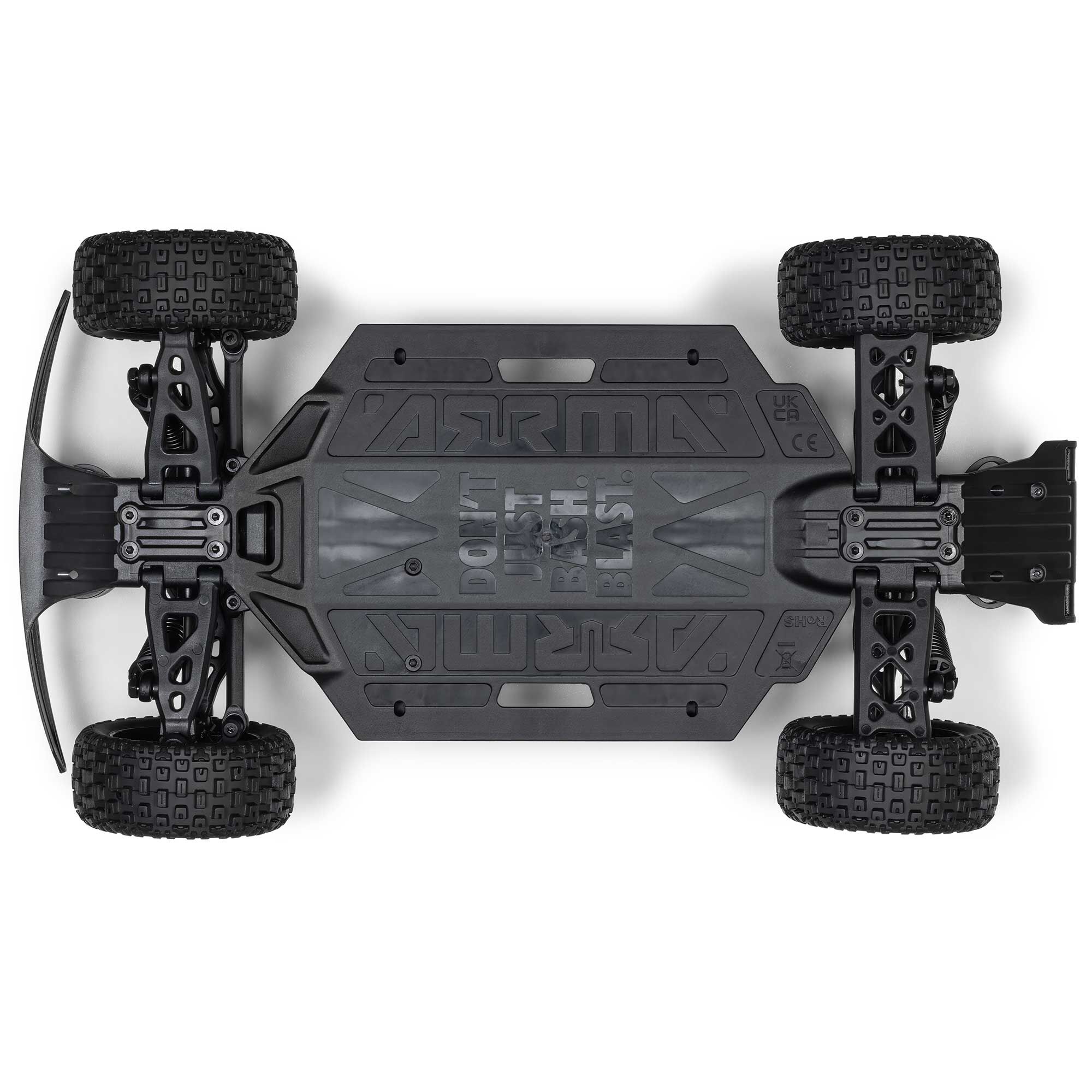 Arrma 1/16 MOJAVE GROM 4X4 RTA KIT Brushed Desert Truck (Battery &amp; Charger Included), Clear/Black - 23
