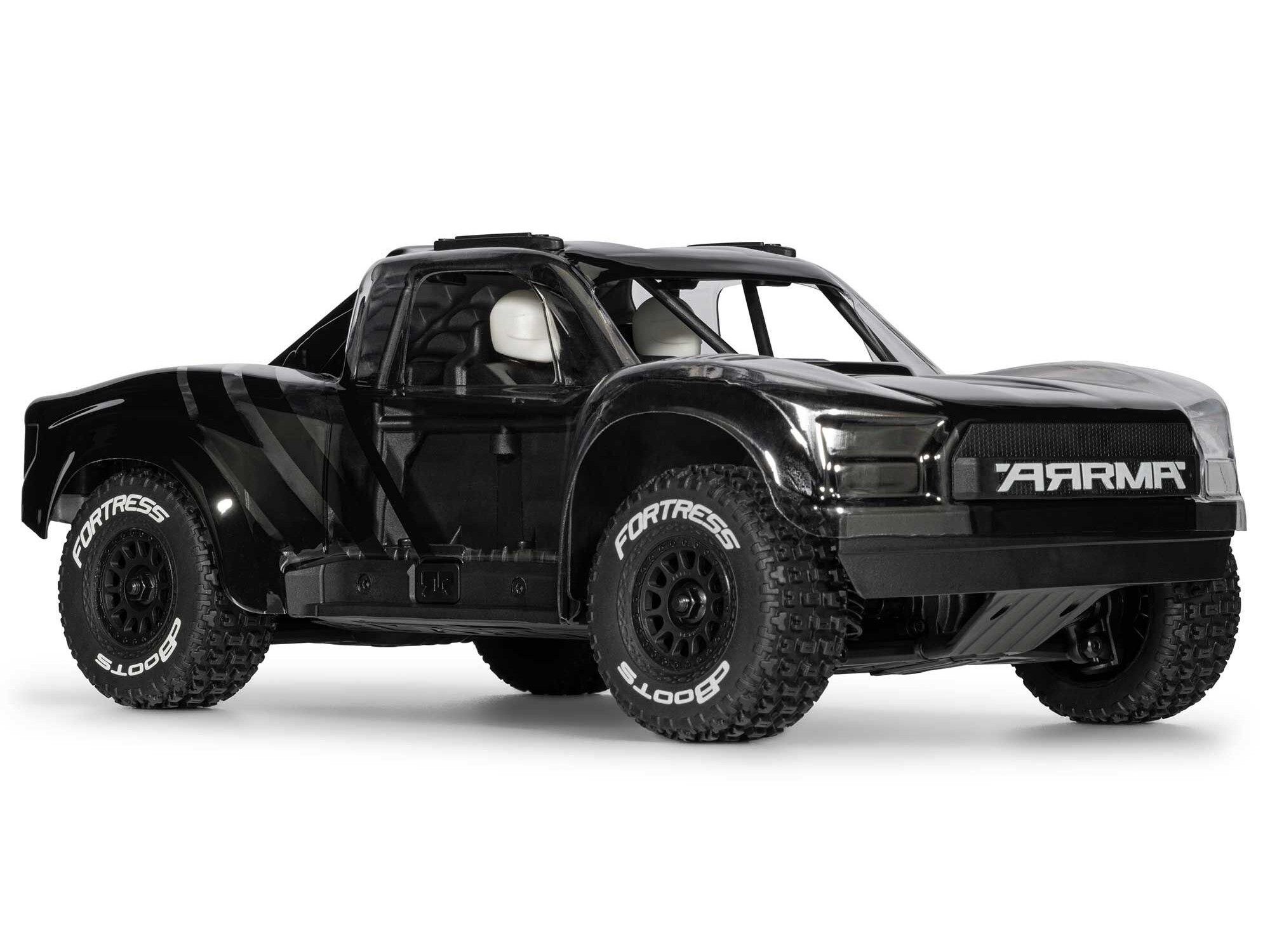 Arrma 1/16 MOJAVE GROM 4X4 RTA KIT Brushed Desert Truck (Battery &amp; Charger Included), Clear/Black - 12
