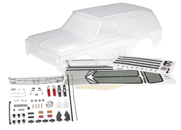Traxxas 9112 Kaross Chevy Blazer ´69 Omålad med Detaljer